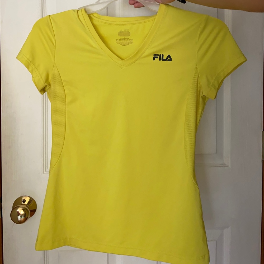 Fila dry-fit shirt.
